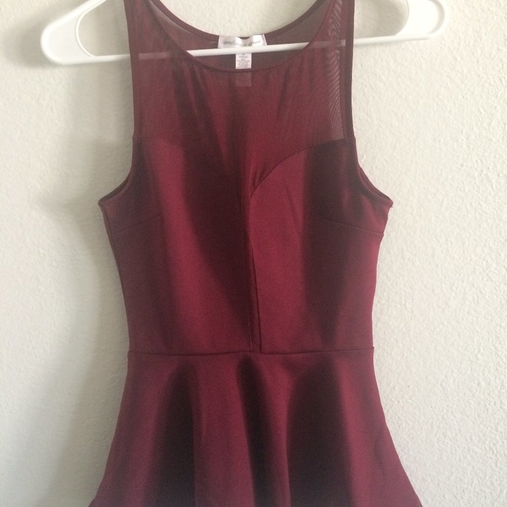 Red/Burgundy Party Shirt